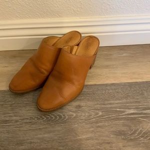 Madewell Heeled Leather Mules
